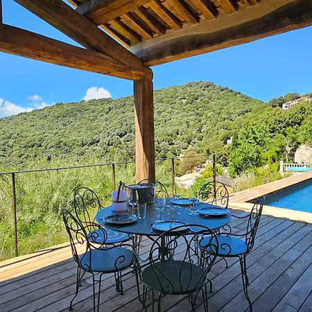 Villa U Casa Legnu & Sa Bergerie, Standing, Vue Montagne Panoramique